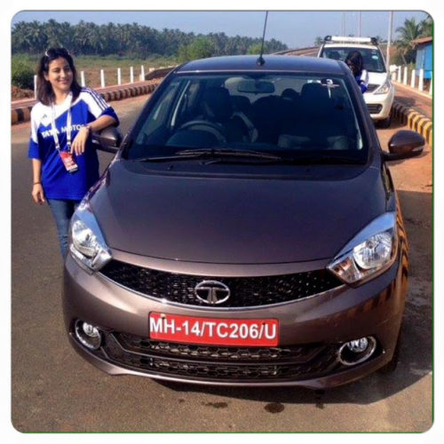 Test driving Tata Tiago in Goa