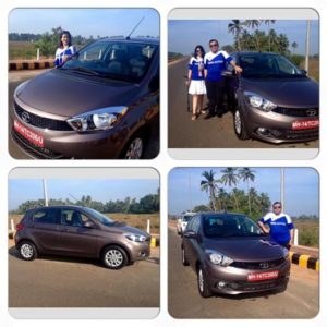 Test driving Tata Tiago in Goa