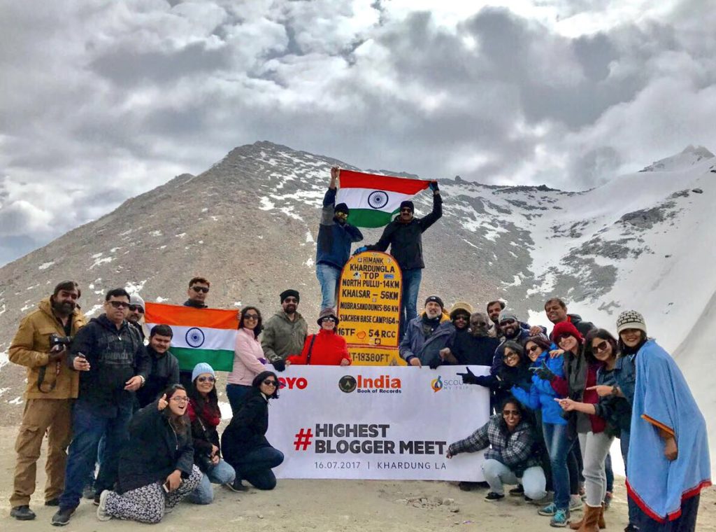 Ladakh, Leh, Road Trip, Scout My Trip, OYO, Highest Blogger Meet, #HighestBloggerMeet, Khardung La, Travel Bloggers